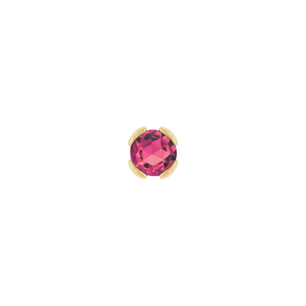 Buddha | 14k gold | Peekaboo | Pink Tourmaline