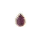 Buddha | 14k gold | Bezel Pear | Amethyst