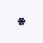 Tether | 14k gold | Peony | Blue Sapphire