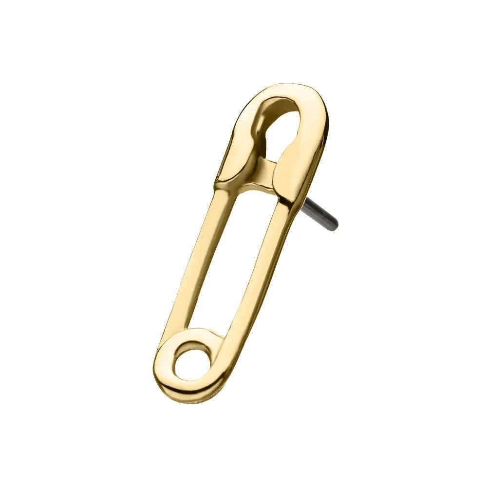 Invictus | 14k gold | Safety Pin