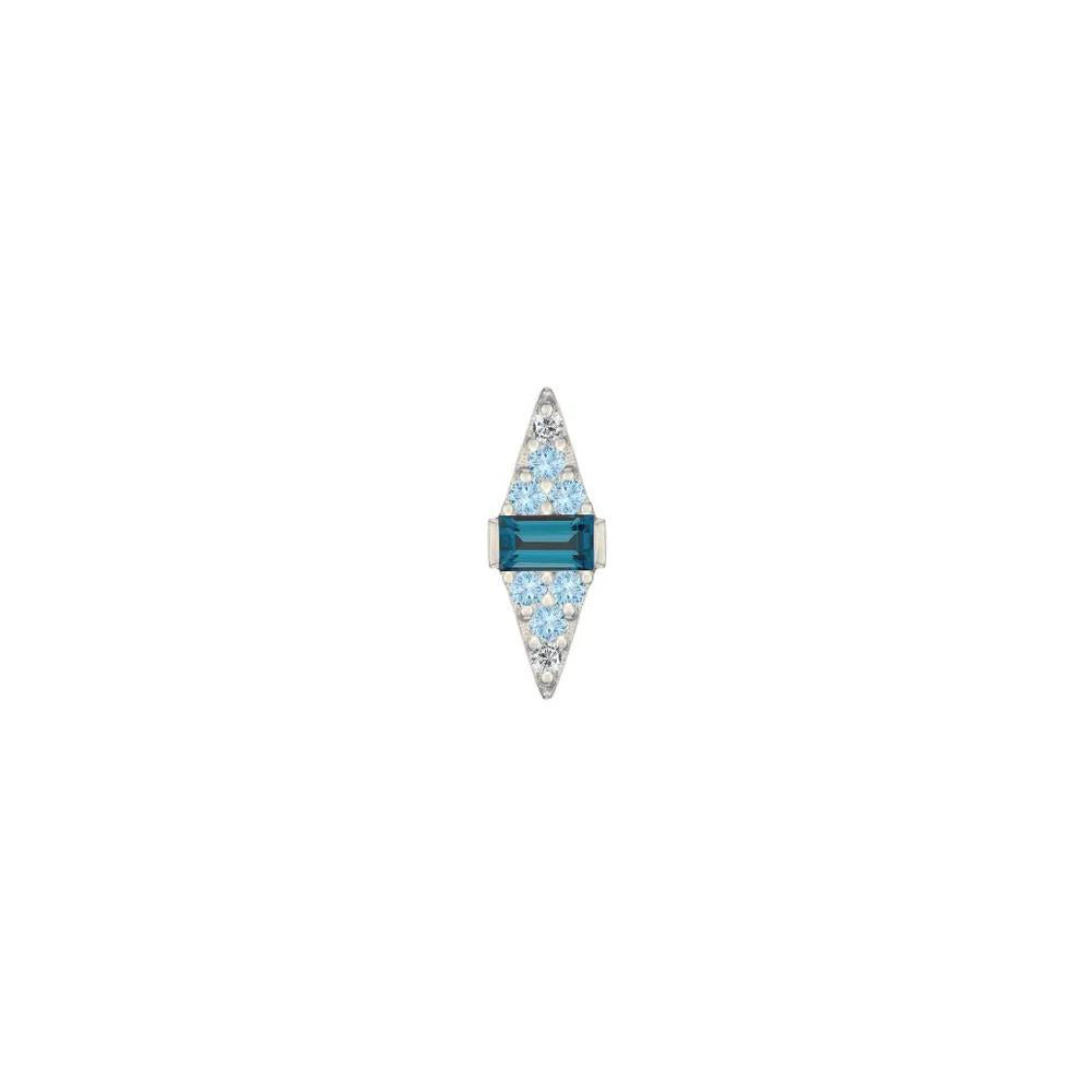 Buddha | 14k gold | Electric Feel | Blue Topaz Ombré