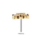 Invictus | 14k gold | 3-Gem Marquise Fan | Lab Grown Diamonds