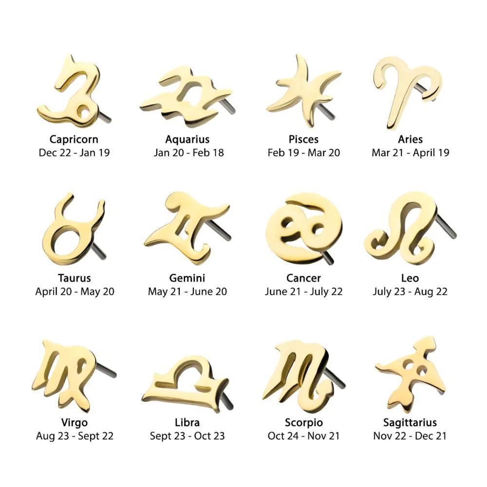 Invictus | 14k gold | Zodiac Signs
