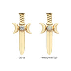 Invictus | 14k gold | Triple Moon Dagger