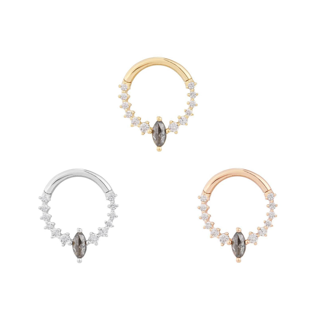 Buddha | 14k gold | Phantom | Grey Diamond