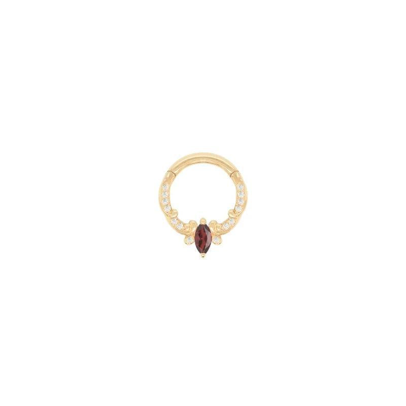 Buddha | 14k gold | Coterie | Garnet