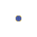 Buddha | 14k gold | Peekaboo | Sandblasted London Blue Topaz