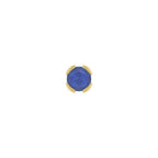 Buddha | 14k gold | Peekaboo | Sandblasted London Blue Topaz