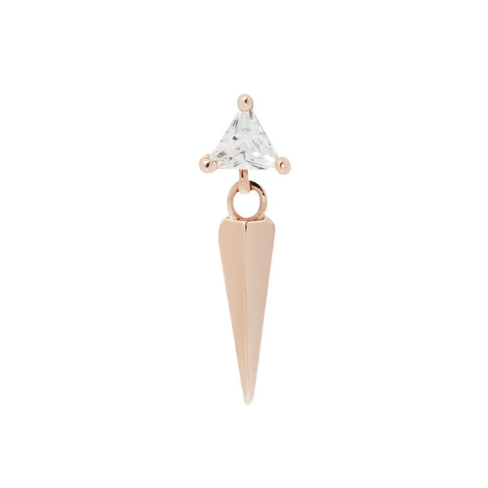 Buddha | 14k gold | Saint | Clear CZ