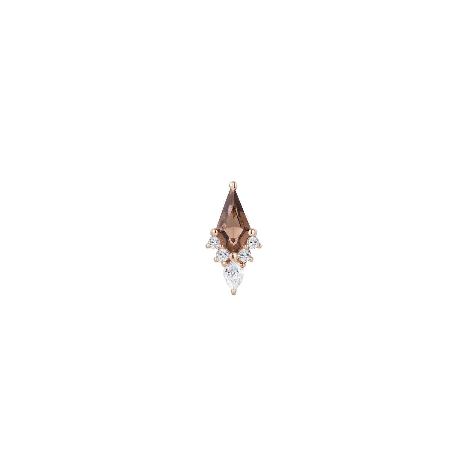 Buddha | 14k gold | Afterglow | Smoky Quartz