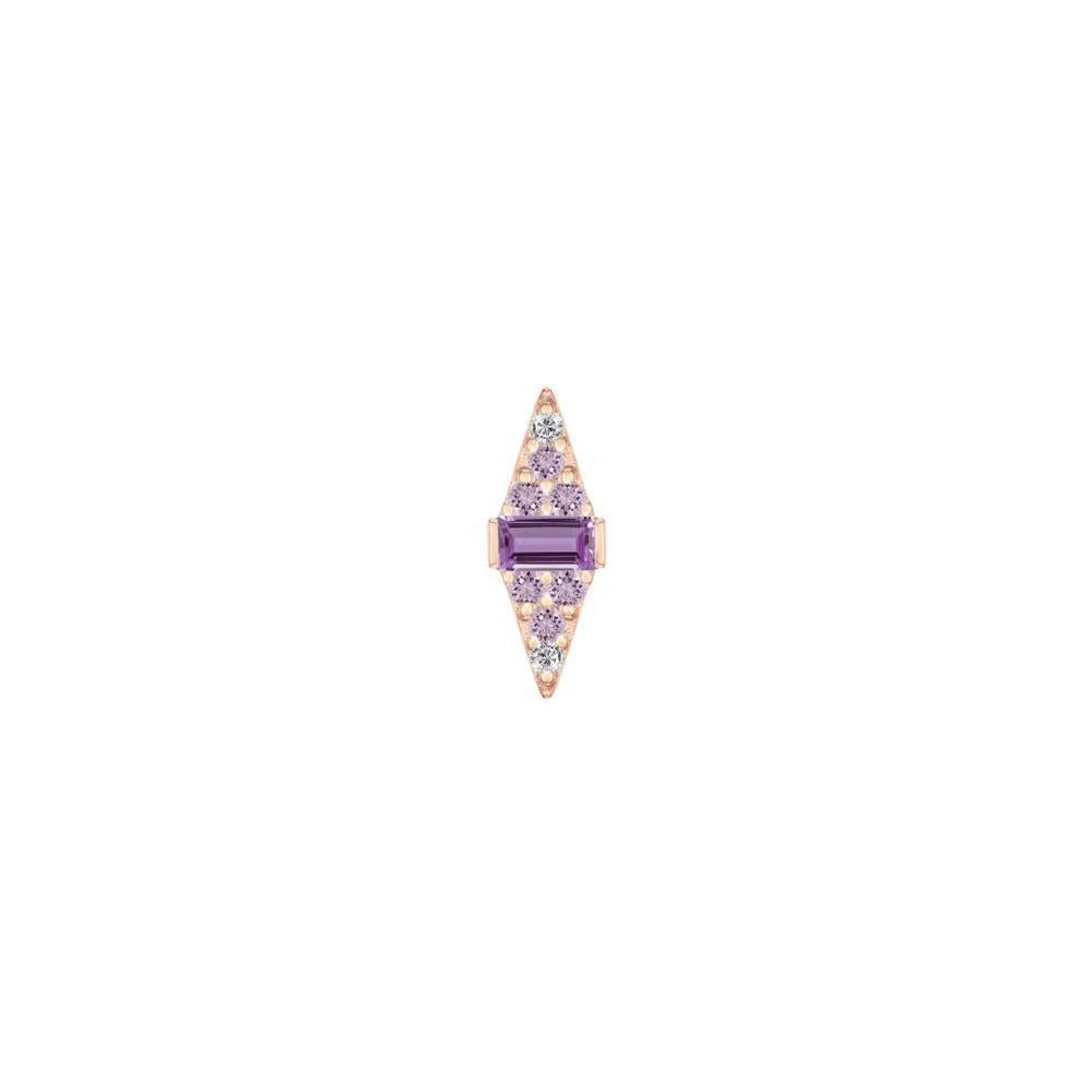 Buddha | 14k gold | Electric Feel | Amethyst Ombré