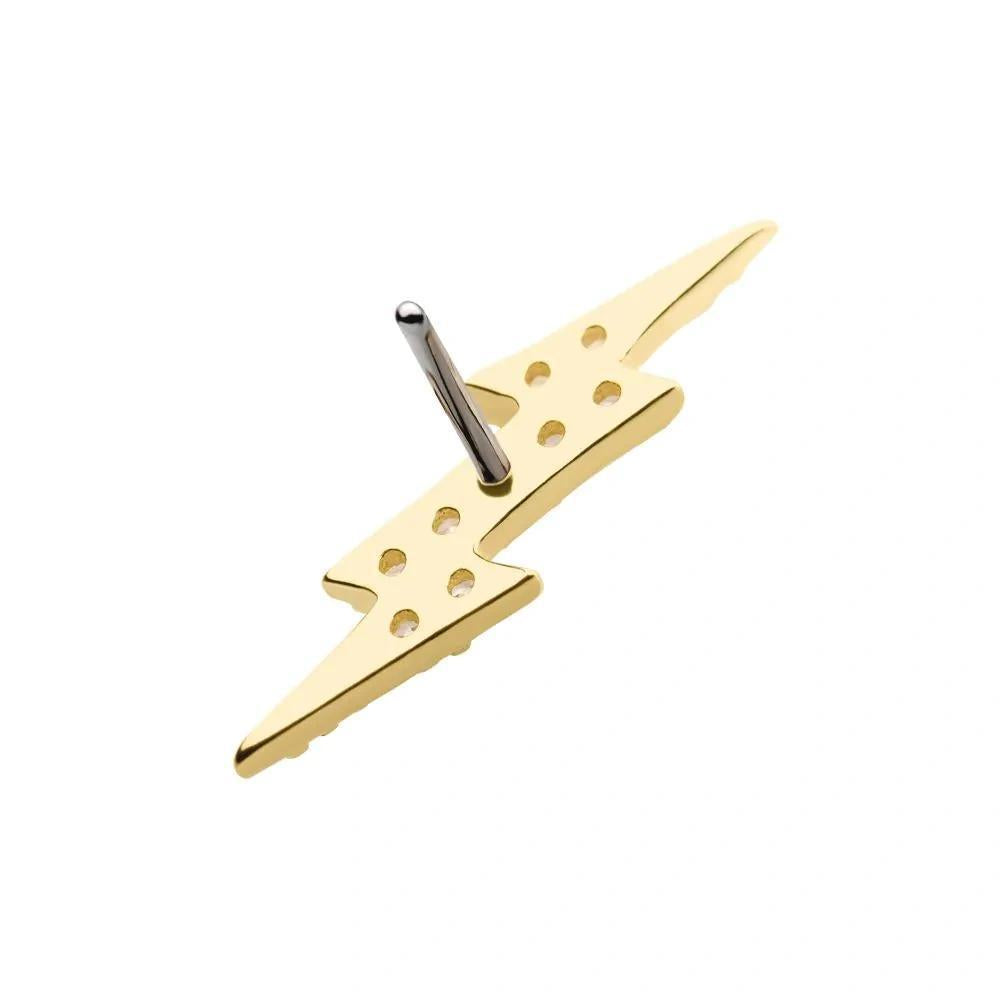 Invictus | 14k gold | Prong Set Lightning | CZ