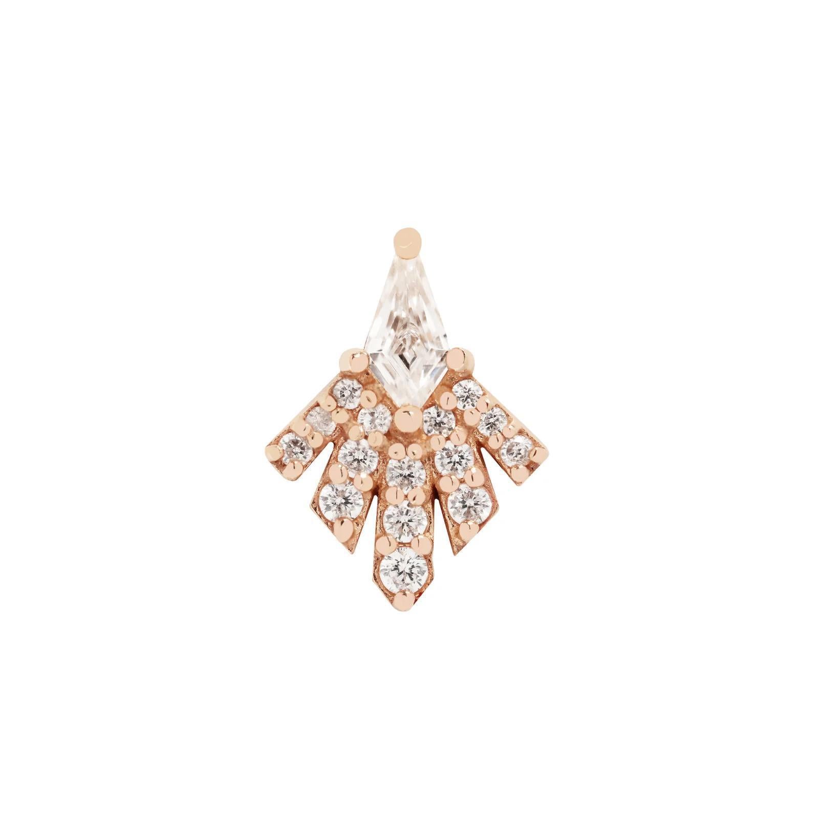 Buddha | 14k gold | Savor | Clear CZ