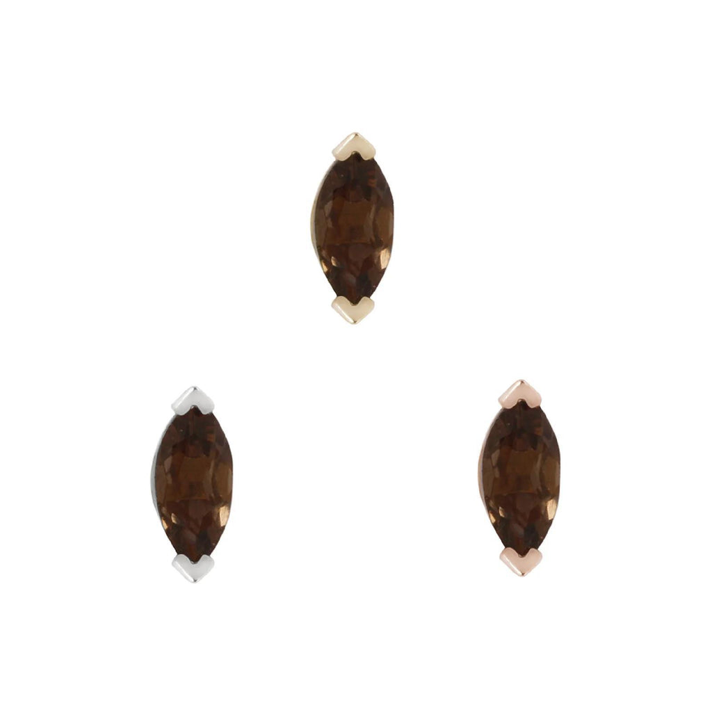 Buddha | 14k gold | Zuri | Smoky Quartz