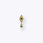 Tether | 14k gold | Dyna Drop | Emerald