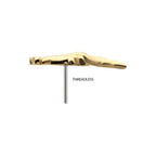 Invictus | 14k gold | Middle Finger