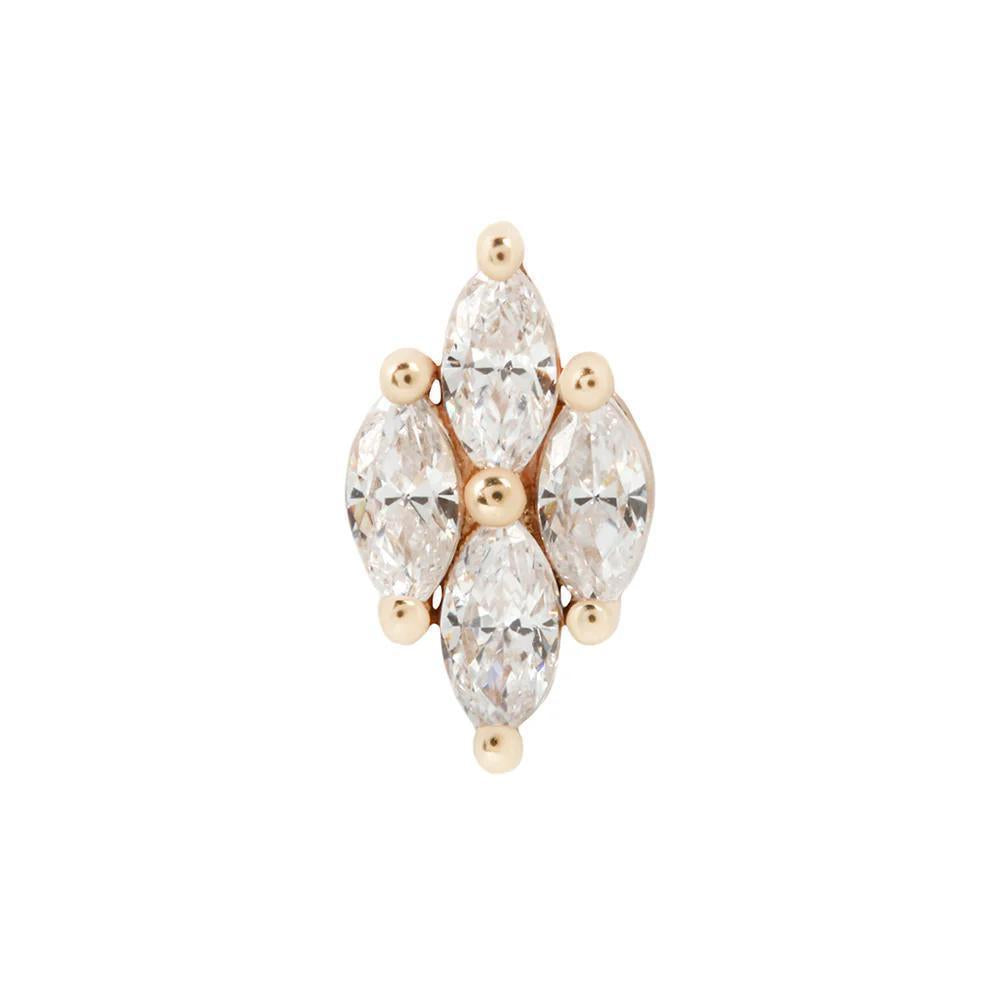 Buddha | 14k gold | Dream On | Swarovski Crystal CZ