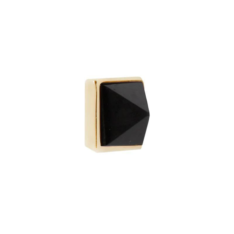 Buddha | 14k gold | Pyramid Reverse | Black Agate