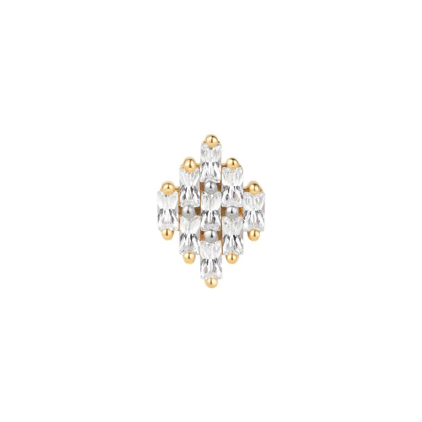 Buddha | 14k gold | Wonder | Clear CZ