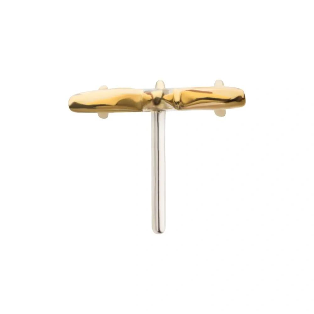 Invictus | 14k gold | Pot Leaf with Triple Chain