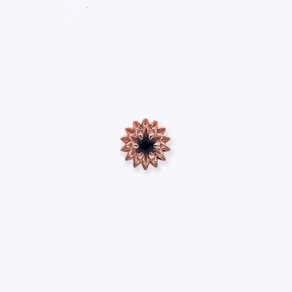 Tether | 14k gold | Dahlia | Blue Sapphire