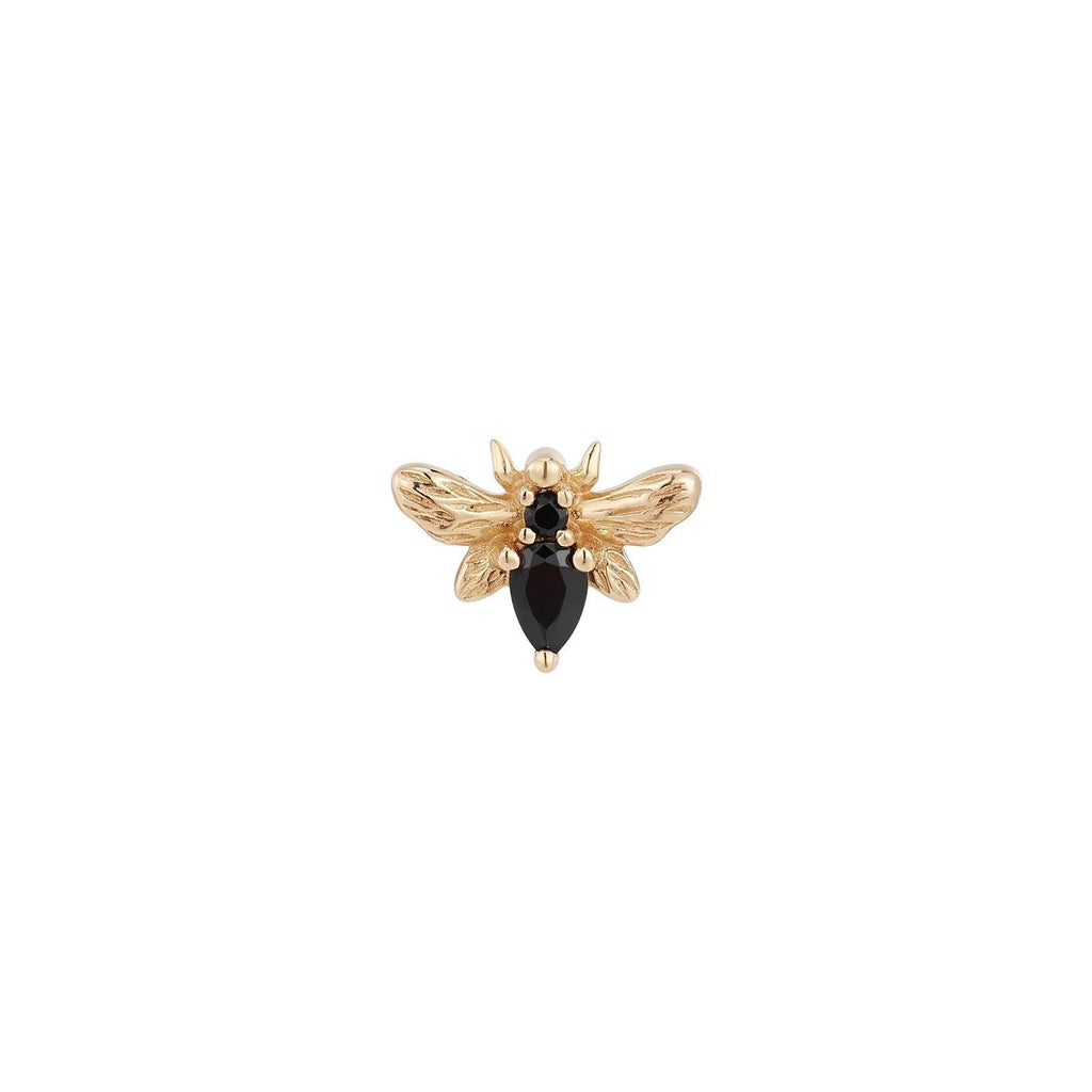 Buddha | 14k gold | Bee Chic | Black Spinel