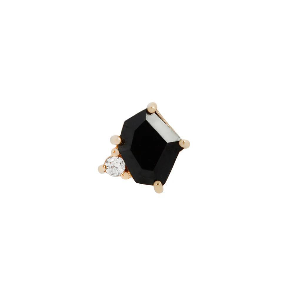 Buddha | 14k gold | Elicit | Black Spinel + CZ