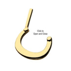 Invictus | 14k gold | Septum Clicker