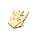Invictus | 14k gold | Transformers Decepticon Logo