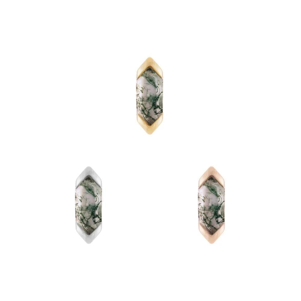 Buddha | 14k gold | Mystic | Moss Agate