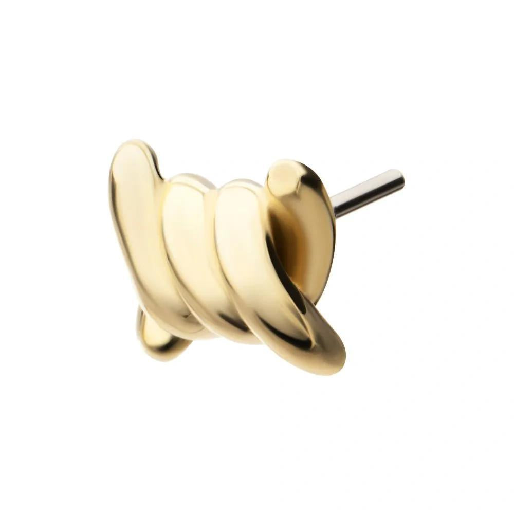 Invictus | 14k gold | Barbed Wire Knot
