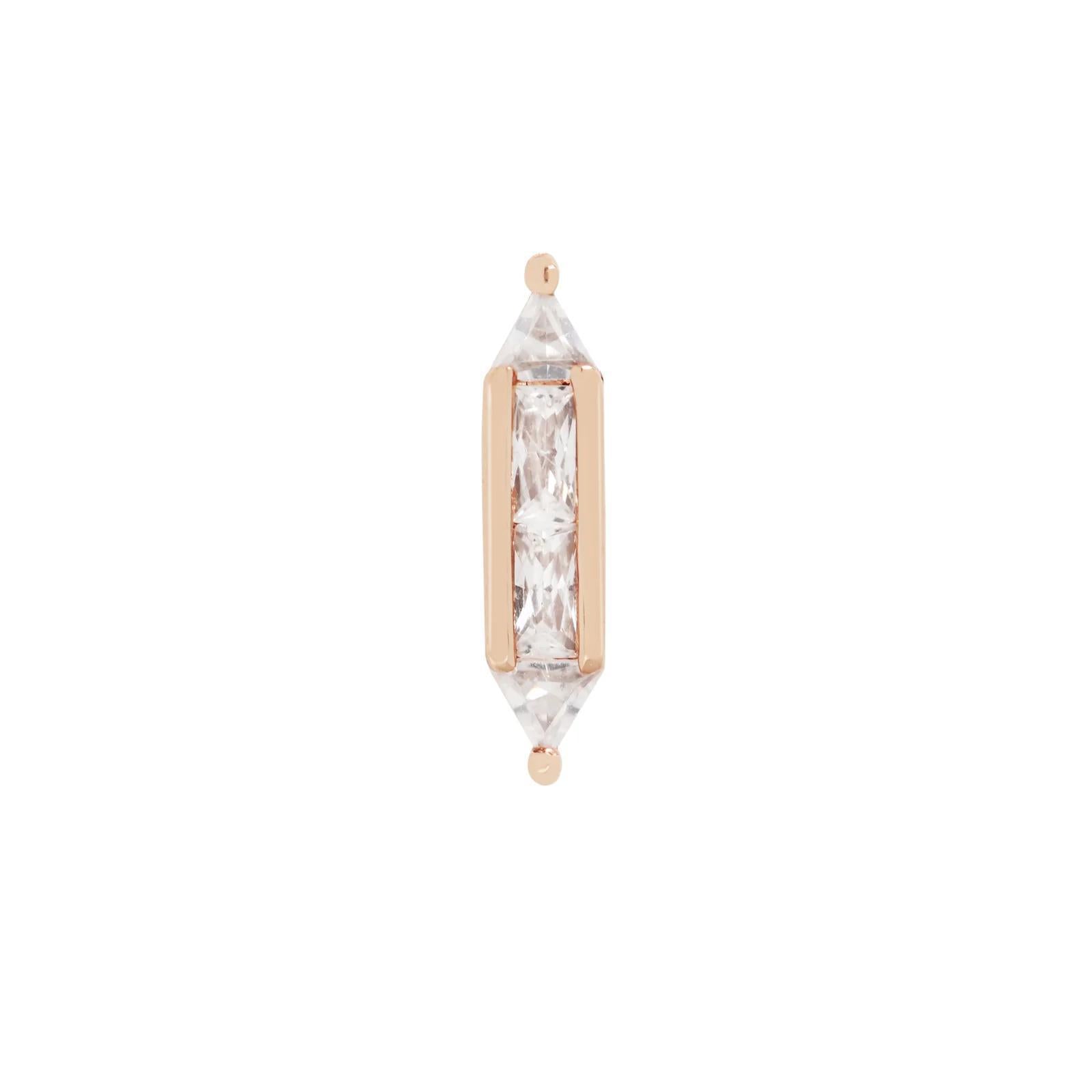 Buddha | 14k gold | Fearless | Clear CZ
