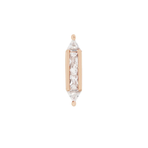 Buddha | 14k gold | Fearless | Clear CZ