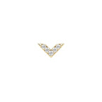 Buddha | 14k Gold | Revival Threadless End | Cubic Zirconia