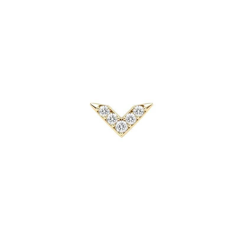 Buddha | 14k Gold | Revival Threadless End | Cubic Zirconia