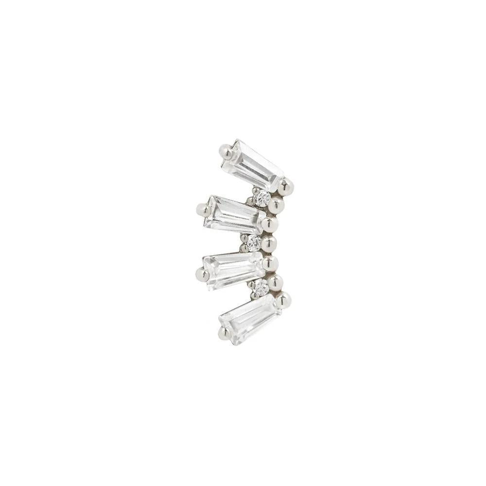 Buddha | 14k gold | Crown Jewels | Clear CZ