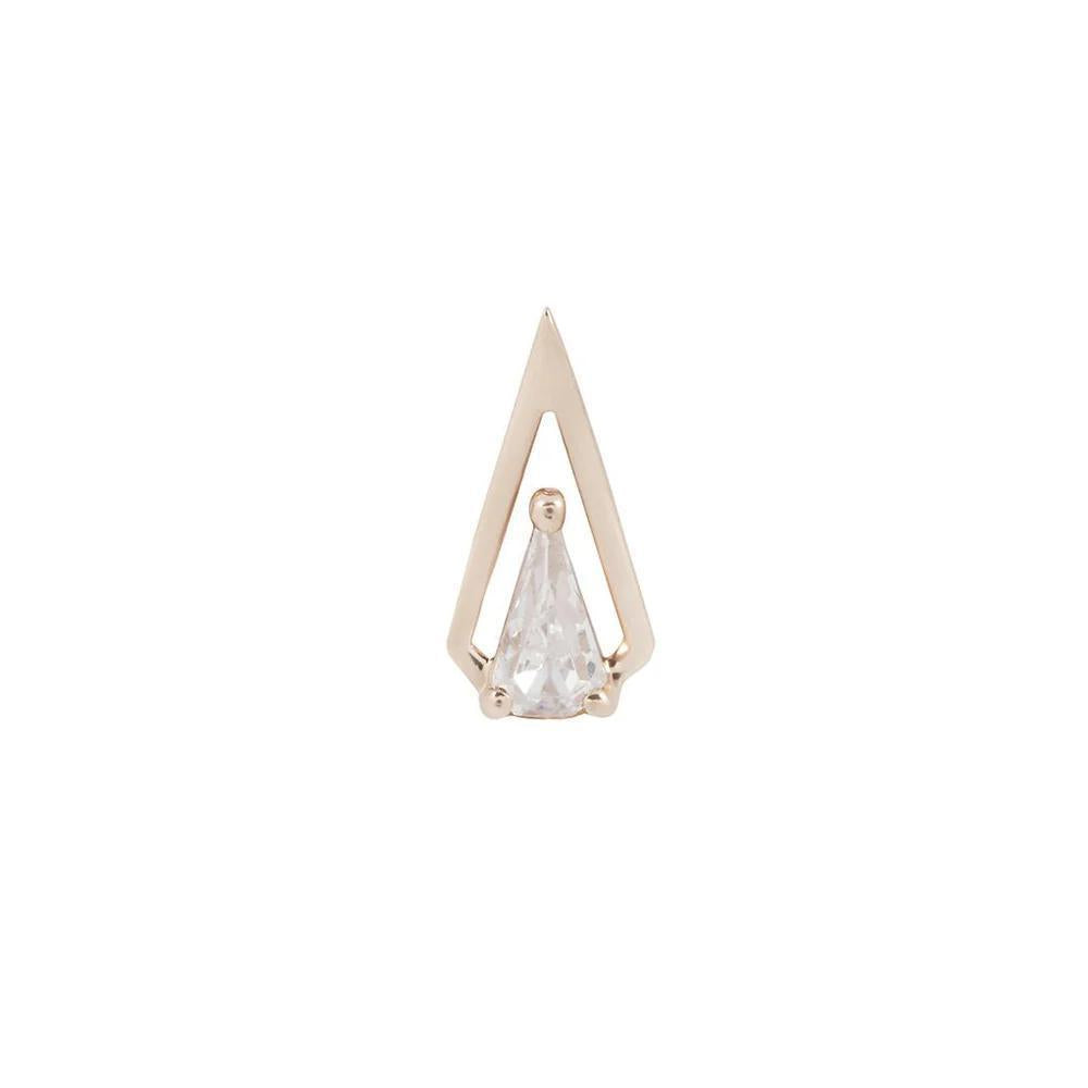 Buddha | 14k gold | ArtHaus | Swarovski Crystal CZ