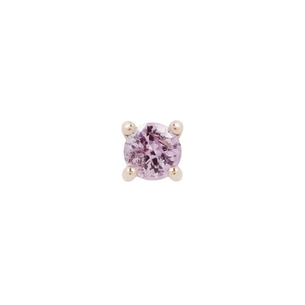 Buddha | 14k gold | Prong | Pink Sapphire