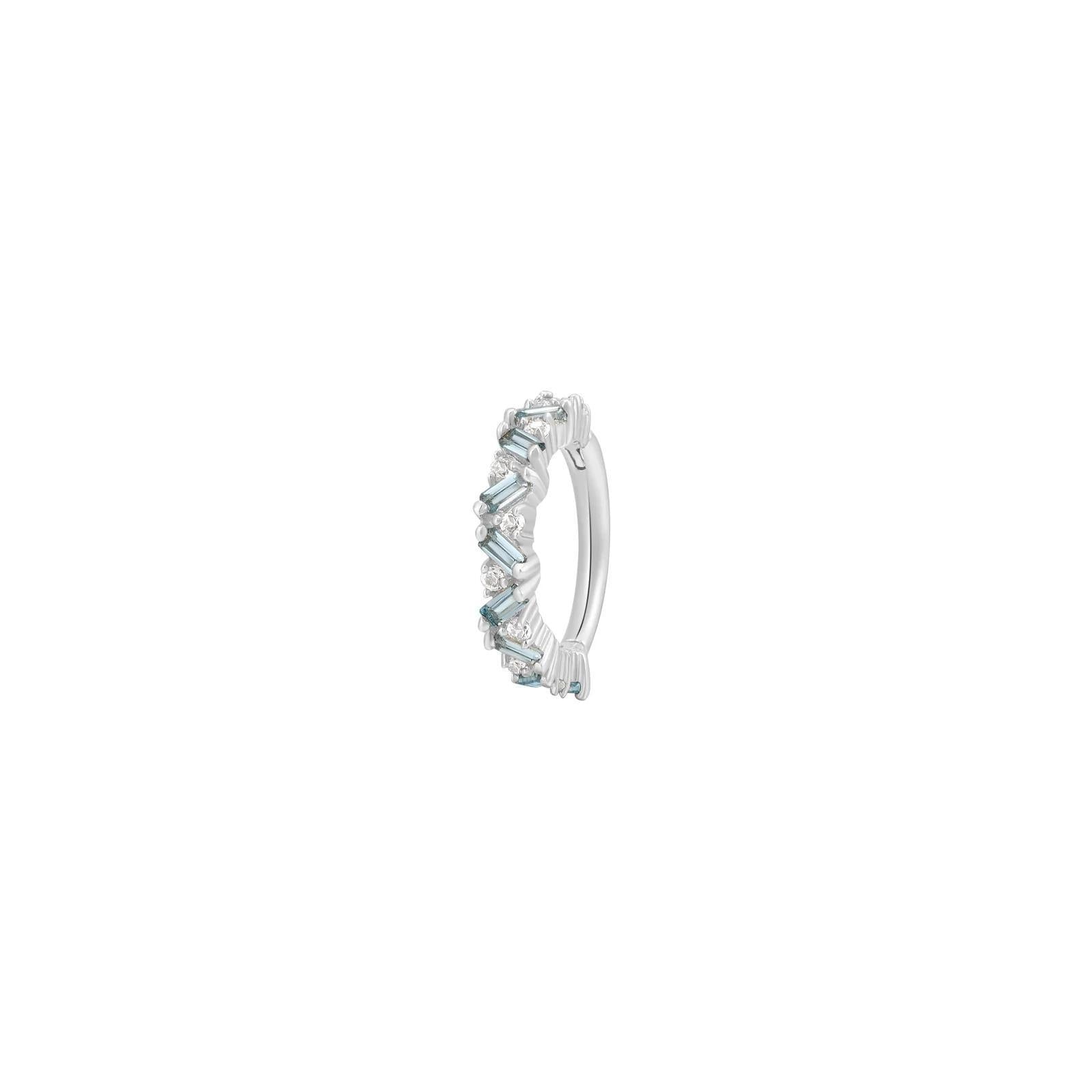 Buddha | 14k gold | Laguna | London Blue Topaz + White Topaz
