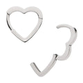 Inv | Titanium | Heart Hinged Segment Clicker | 16g 5/16" (8mm)