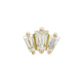 Buddha | 14k gold | Gemma Trios | Clear CZ
