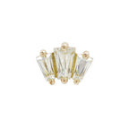 Buddha | 14k gold | Gemma Trios | Clear CZ