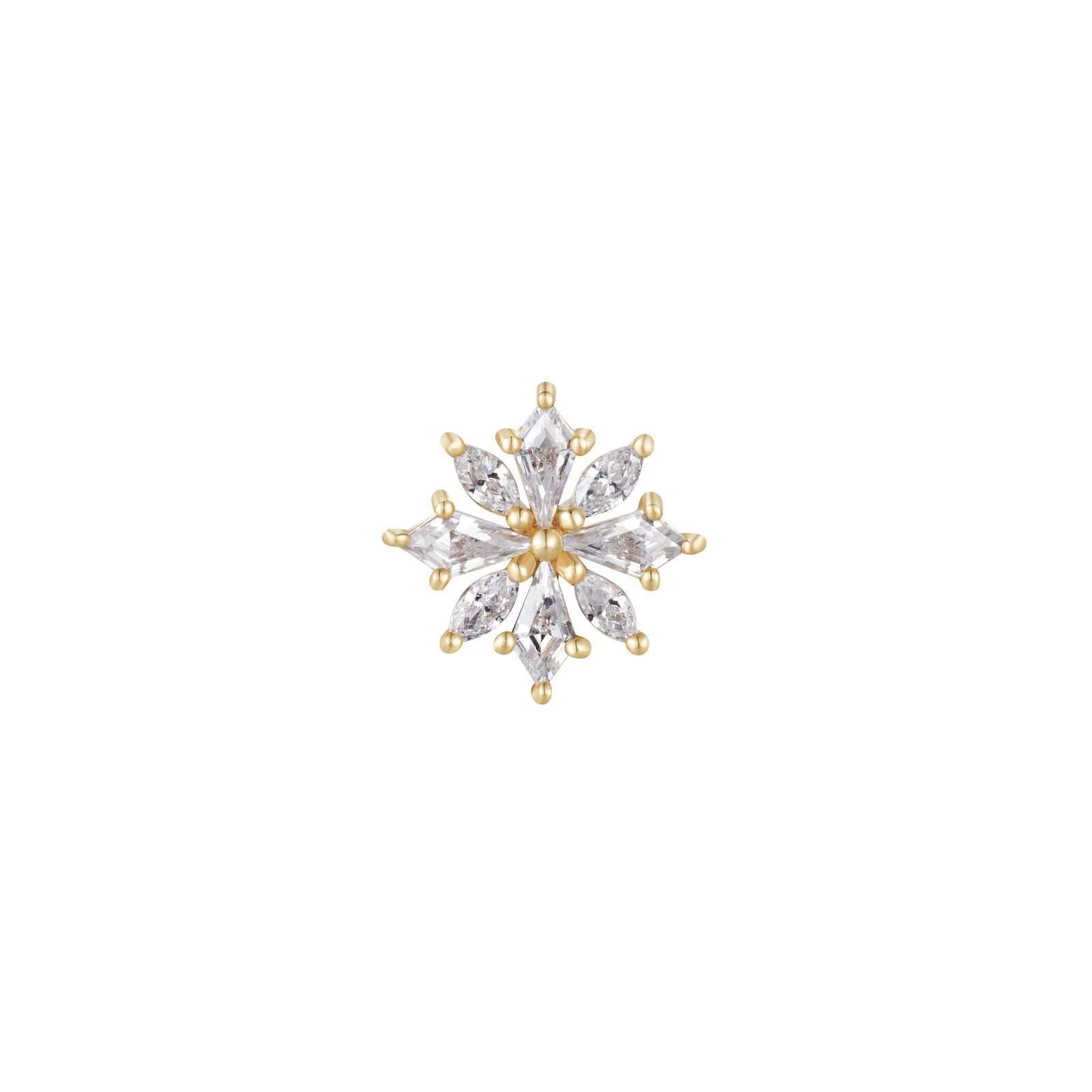 Buddha | 14k gold | Hauteness | Swarovski Crystal CZ