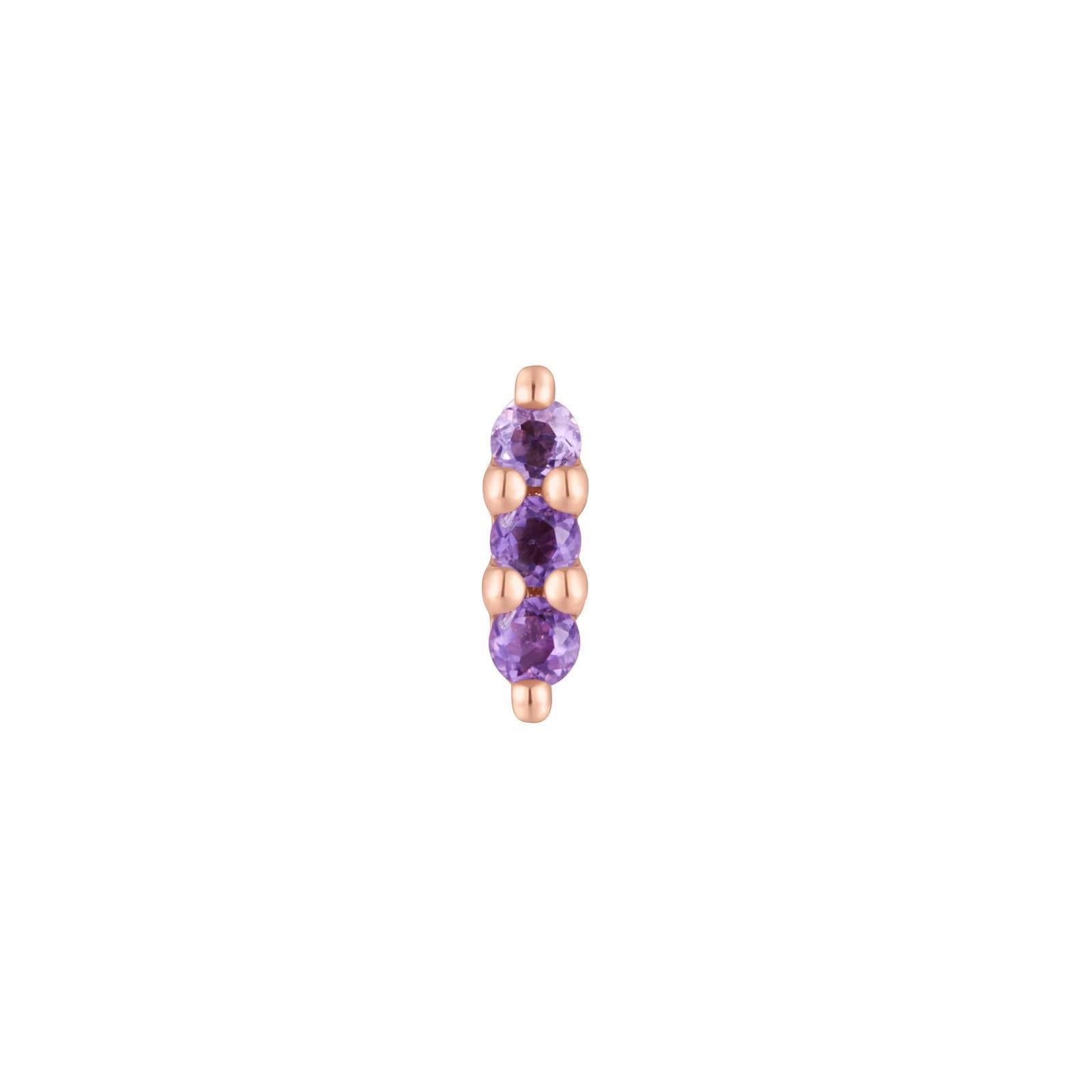 Buddha | 14k gold | Mishka 3 | Amethyst