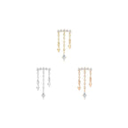 Buddha | 14k Gold | Forward Motion Threadless End | Cubic Zirconia
