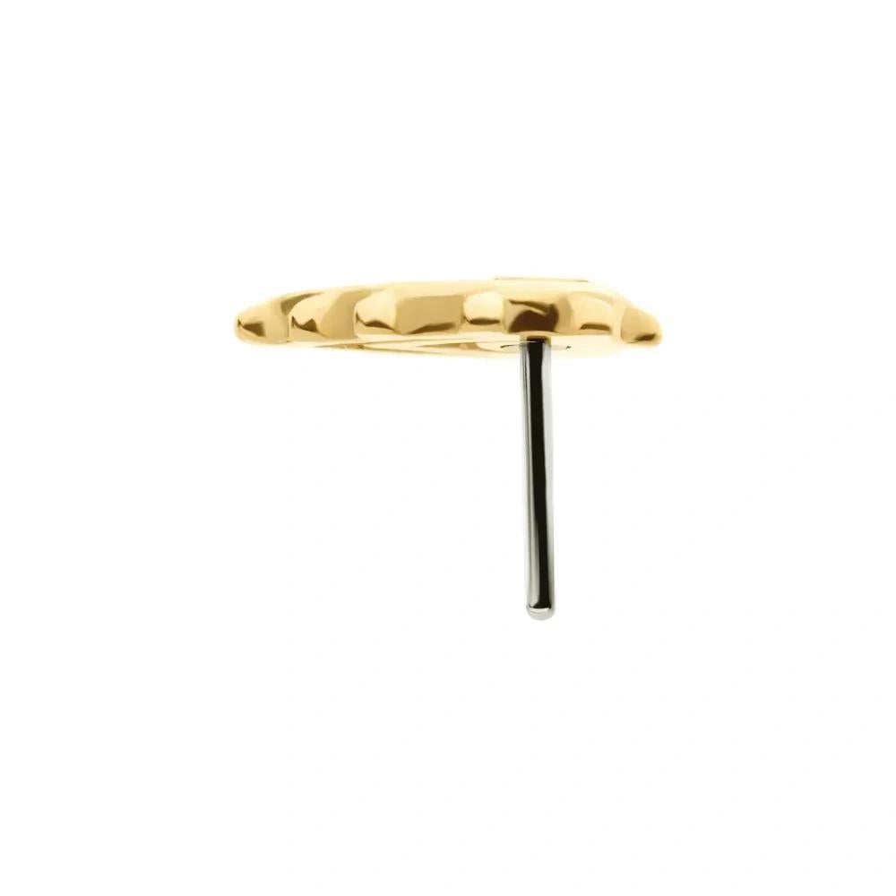 Invictus | 14k gold | Beaded Teardrop