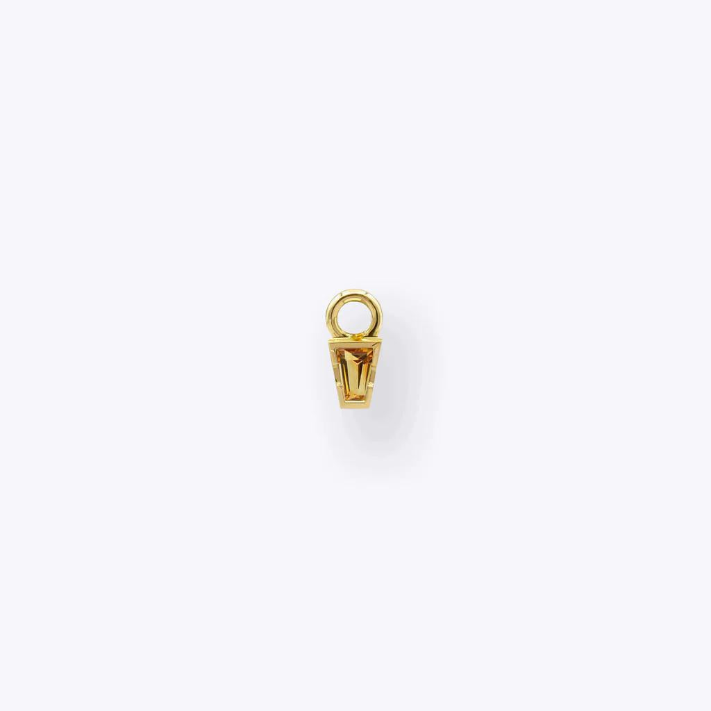 Tether | 14k gold | Linda Charm | Citrine