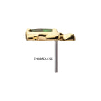 Invictus | 14k gold | Turtle | Emerald CZ