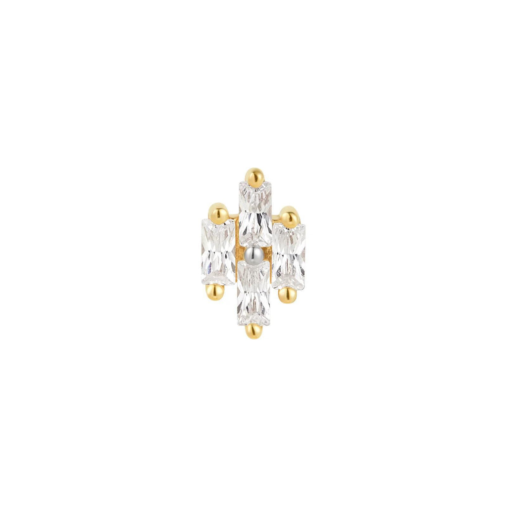 Buddha | 14k gold | Fate | Clear CZ