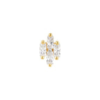 Buddha | 14k gold | Fate | Clear CZ